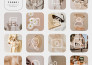 do instagram template, carousel post,banner, canva social media design, facebook